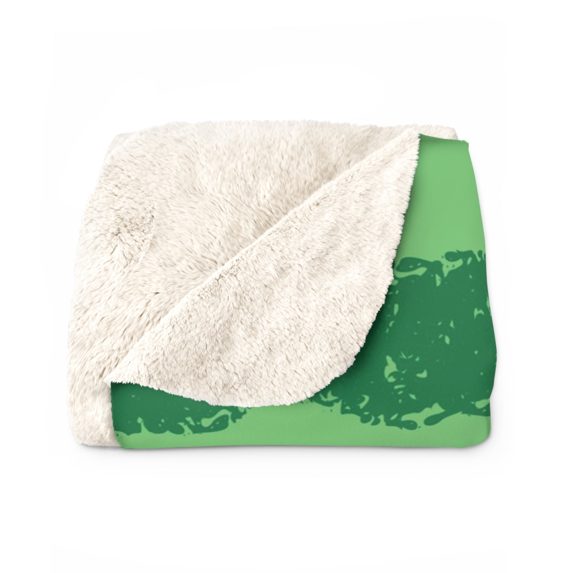 Watermelon Green Sherpa Fleece Blanket, Artsulli - Art is Long, Life is Short, Home Decor, , , , , , , 