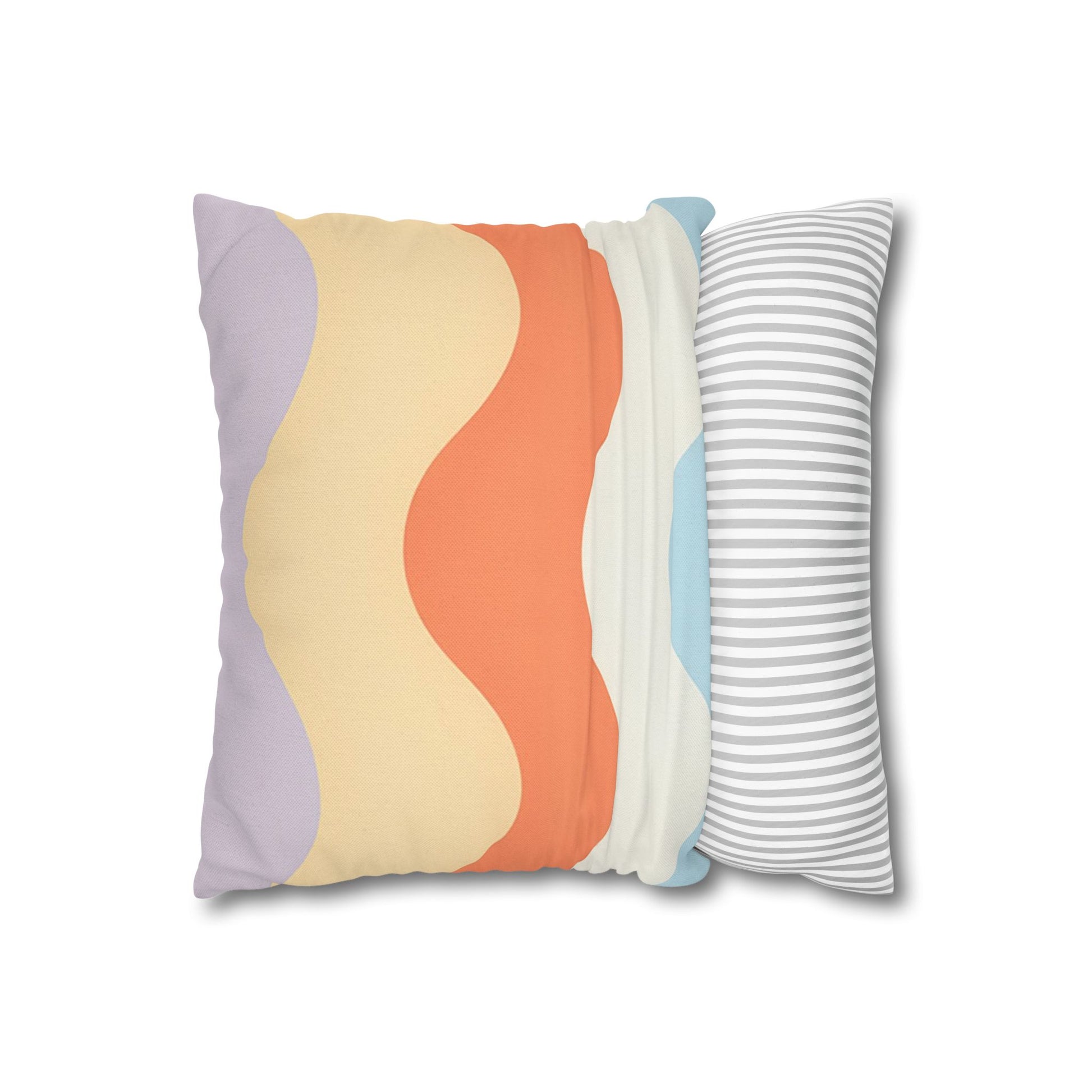Spun Polyester Square Pillowcase, Artsulli - Art is Long, Life is Short, Home Decor, , , , , , , 