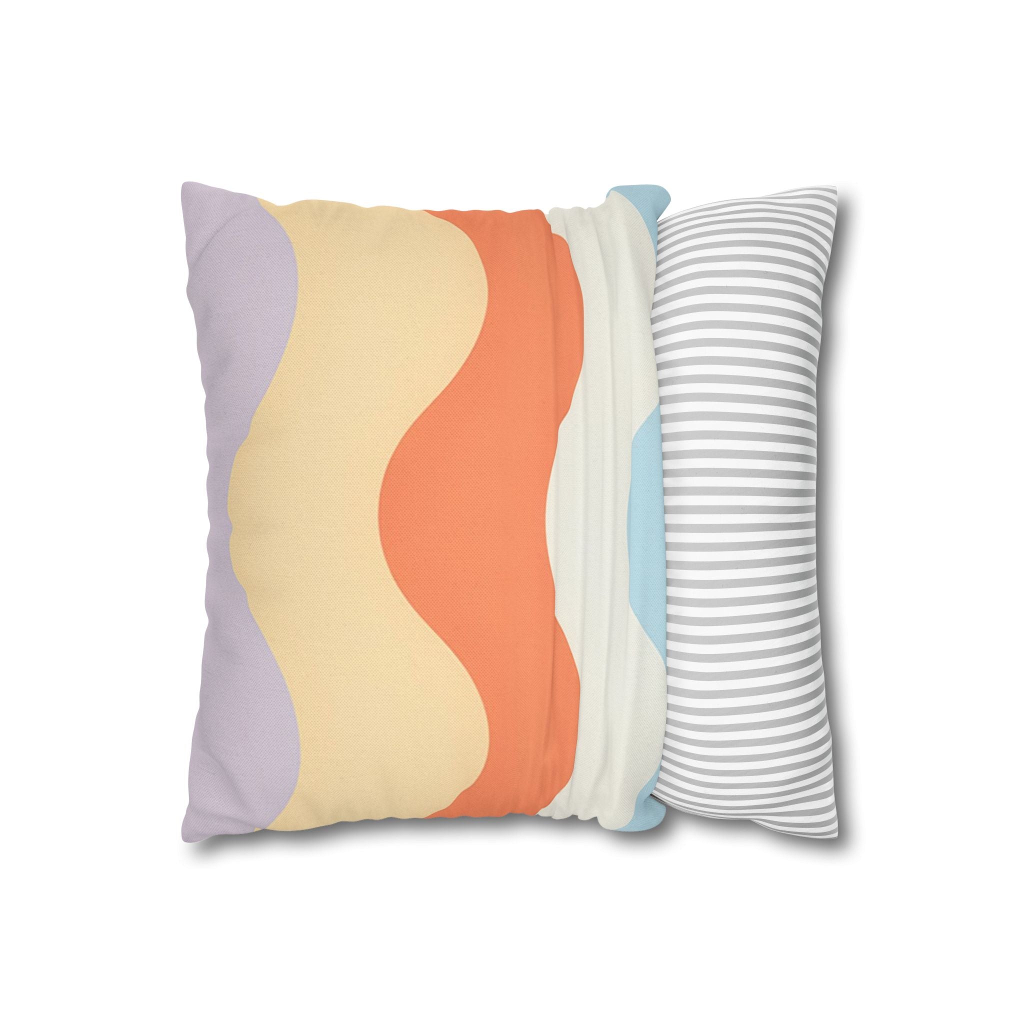 Spun Polyester Square Pillowcase, Artsulli - Art is Long, Life is Short, Home Decor, , , , , , , 