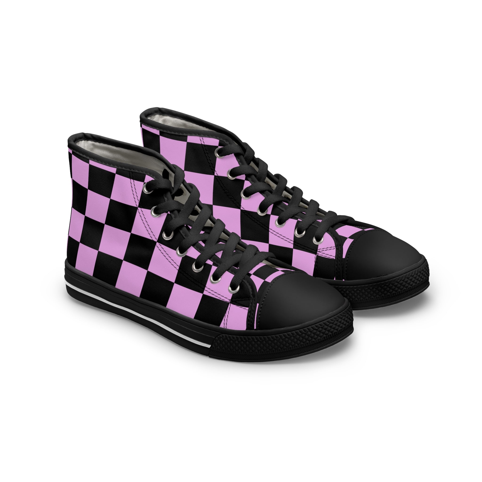 Pixel Punk Vision Women's High Top Sneakers, Artsulli - Art is Long, Life is Short, Shoes, Size, US 5.5, Color, Black sole, , , 57379112321490269107