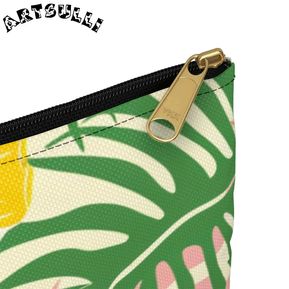 JAKKOUTTHEBXX Colorful Tropical Floral Flat Pouch 2025