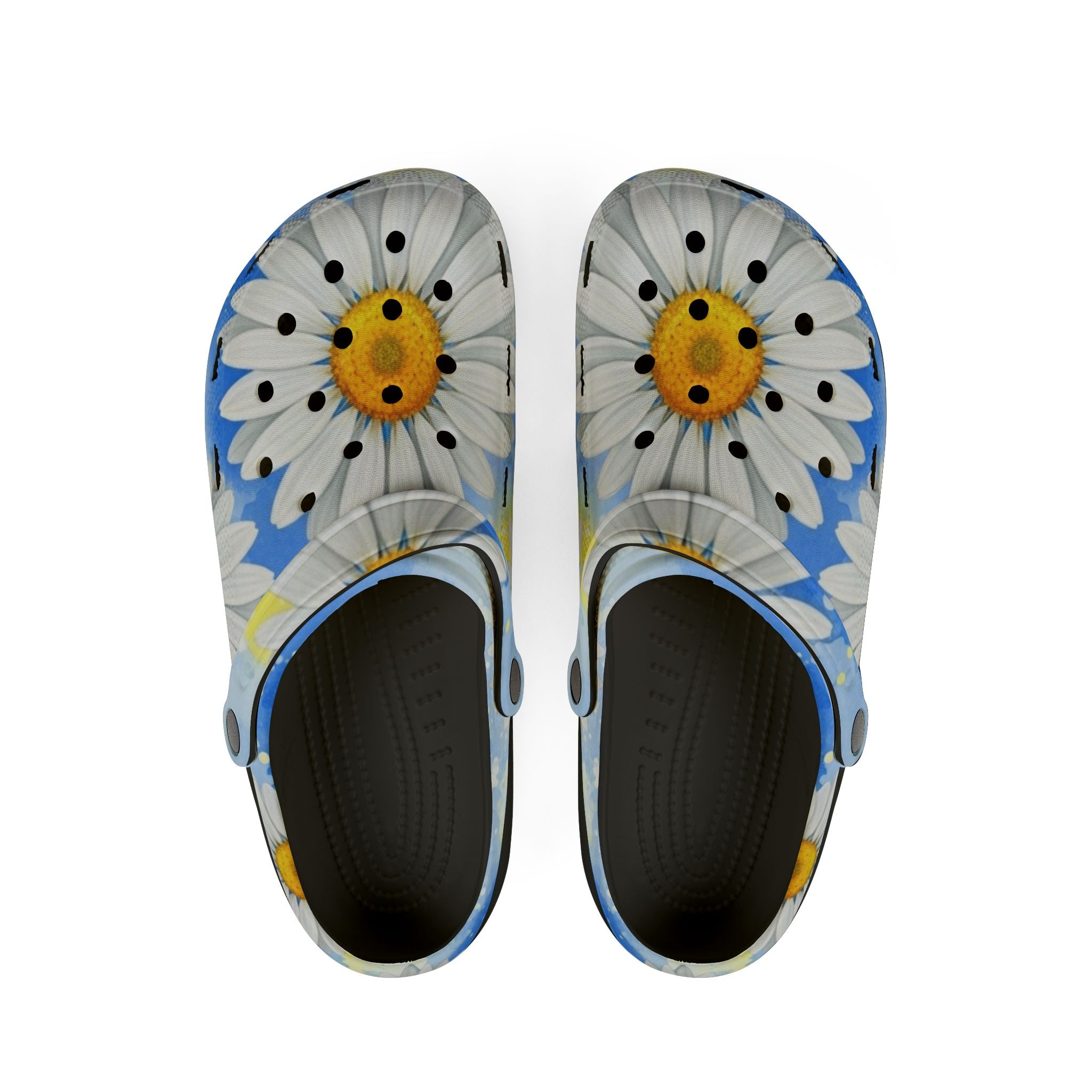 Daisies EVA Foam Rubber Shoes (AOP), Artsulli - Art is Long, Life is Short, Shoes, Size, US 6 (Women's), Color, Black, , , 15221530833237177006