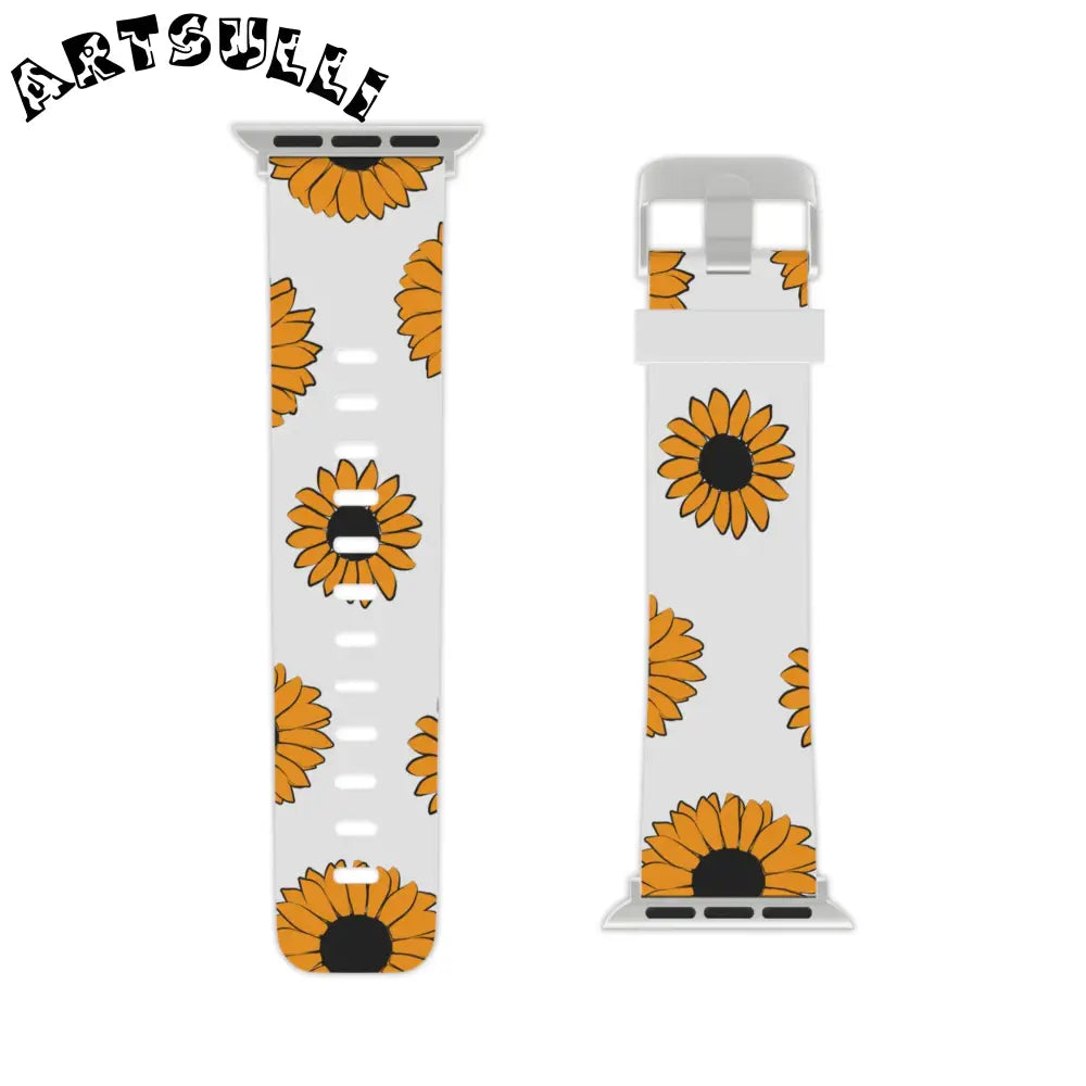 JAKKOUTTHEBXX Sunflowers Watch Band for Apple Watch JAKKOUTTHEBXX