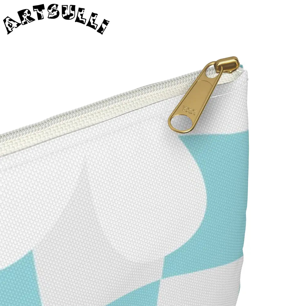 JAKKOUTTHEBXX Trippy Check Garden Accessory Pouch JAKKOUTTHEBXX