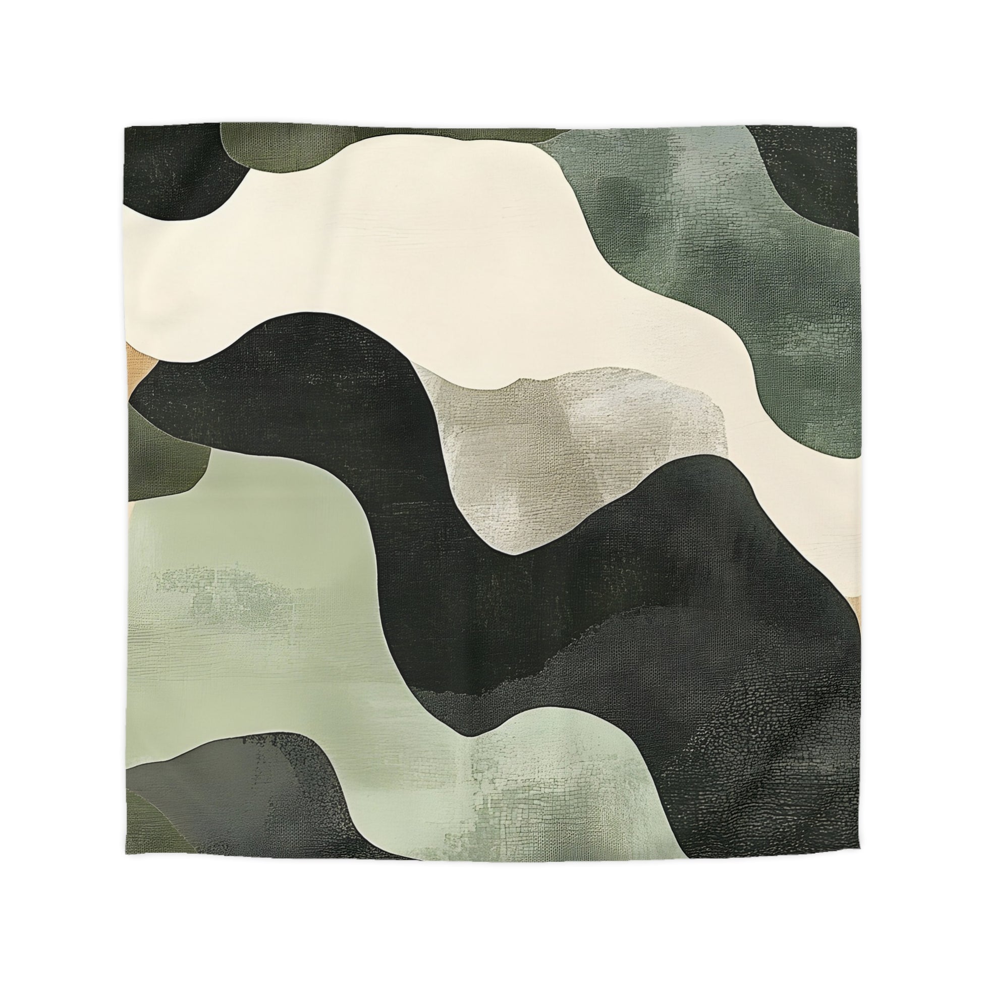Camo Art Microfiber Duvet Cover, Artsulli - Art is Long, Life is Short, Home Decor, Size, Queen, Color, Cream, , , 13430068609707