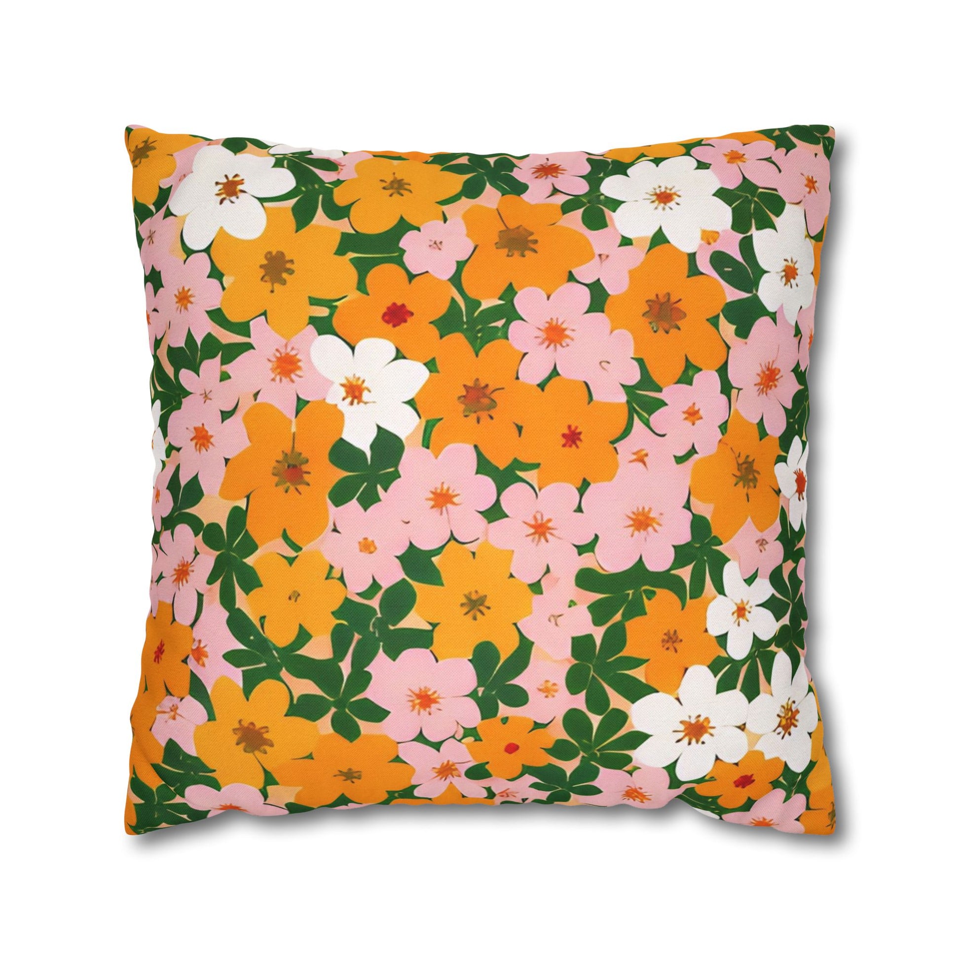 Spun Polyester Square Pillowcase, Artsulli - Art is Long, Life is Short, Home Decor, Size, 20" × 20", , , , , 24541752121021741067