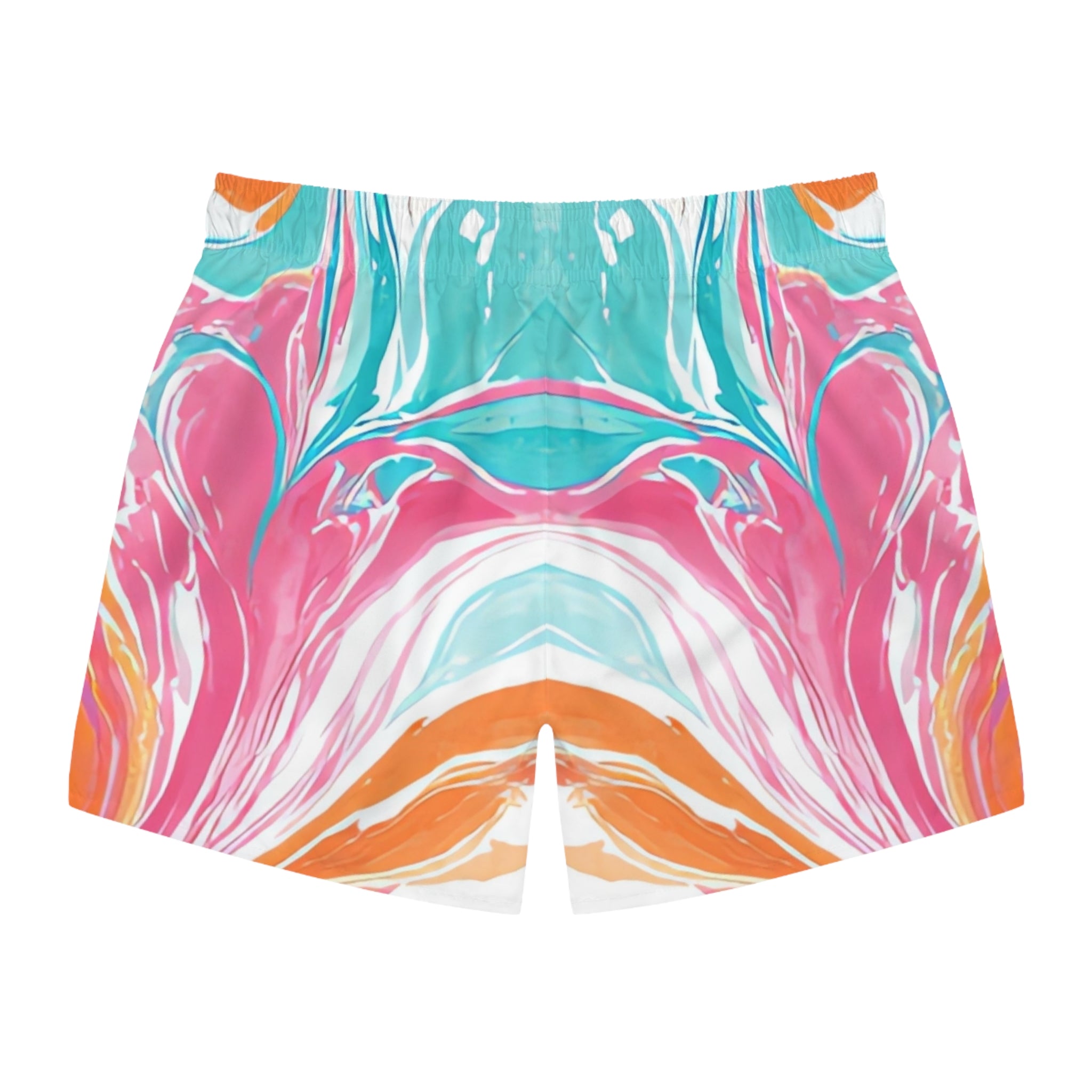 Liquid Pastel Spill Multi-Color Swim Trunks (AOP), Artsulli - Art is Long, Life is Short, All Over Prints, , , , , , , 