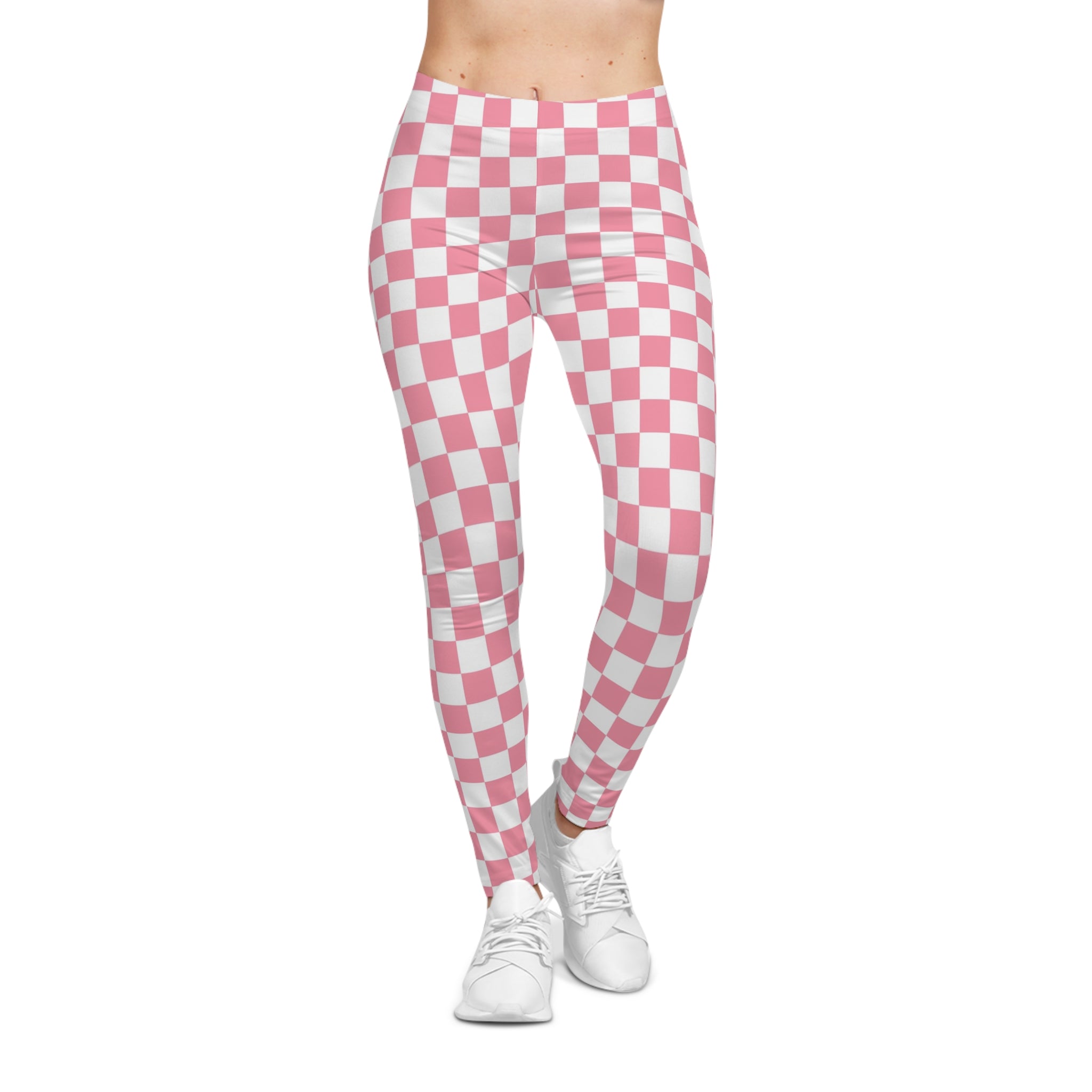 Brigandine Checkered Scene Women's Casual Leggings (AOP)