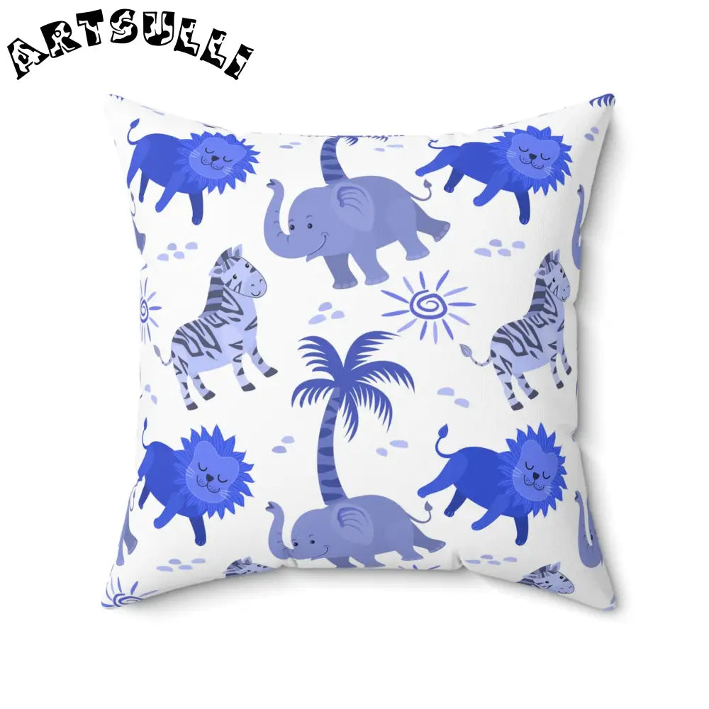JAKKOUTTHEBXX Spun Polyester Square Pillow JAKKOUTTHEBXX Artsulli