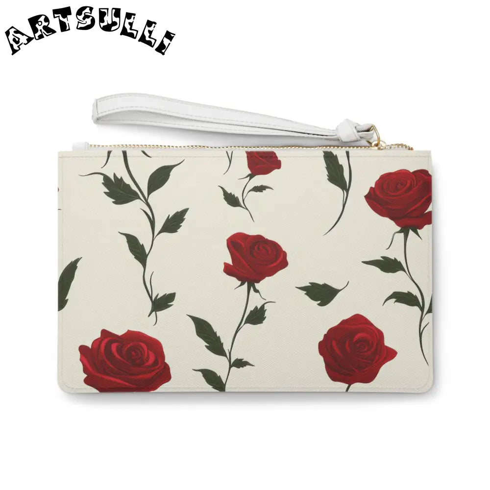 JAKKOUTTHEBXX Red Roses Clutch Bag JAKKOUTTHEBXX Artsulli - Art
