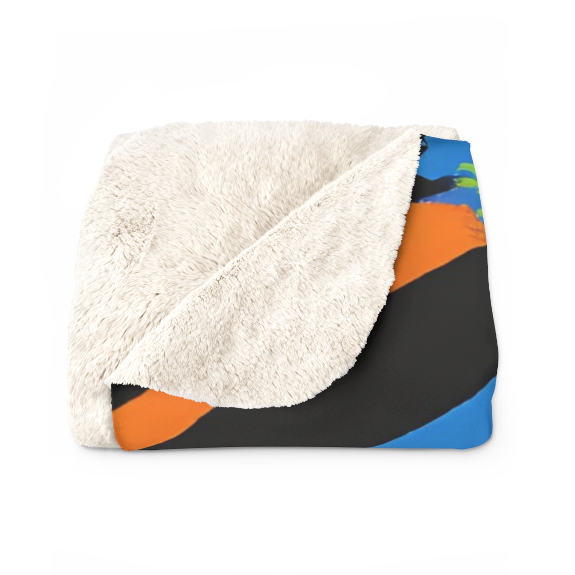 90s Neon Sherpa Fleece Blanket, Artsulli - Art is Long, Life is Short, Home Decor, , , , , , , 