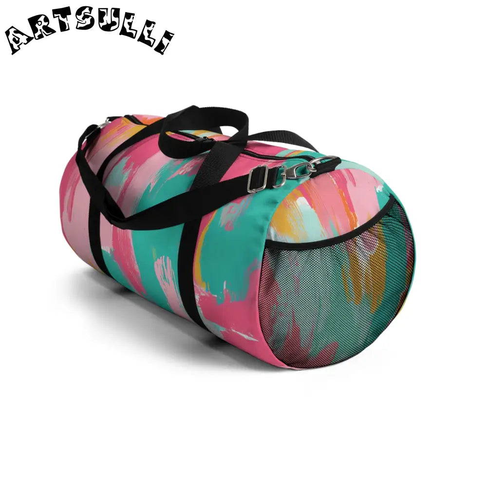 JAKKOUTTHEBXX Preppy Pixel Bloom Duffel Bag JAKKOUTTHEBXX Artsulli
