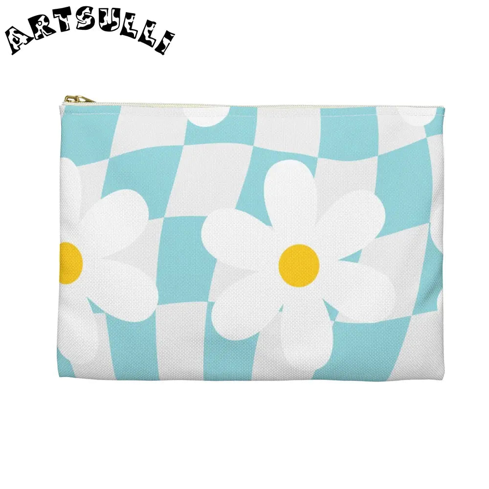 JAKKOUTTHEBXX Trippy Check Garden Accessory Pouch JAKKOUTTHEBXX