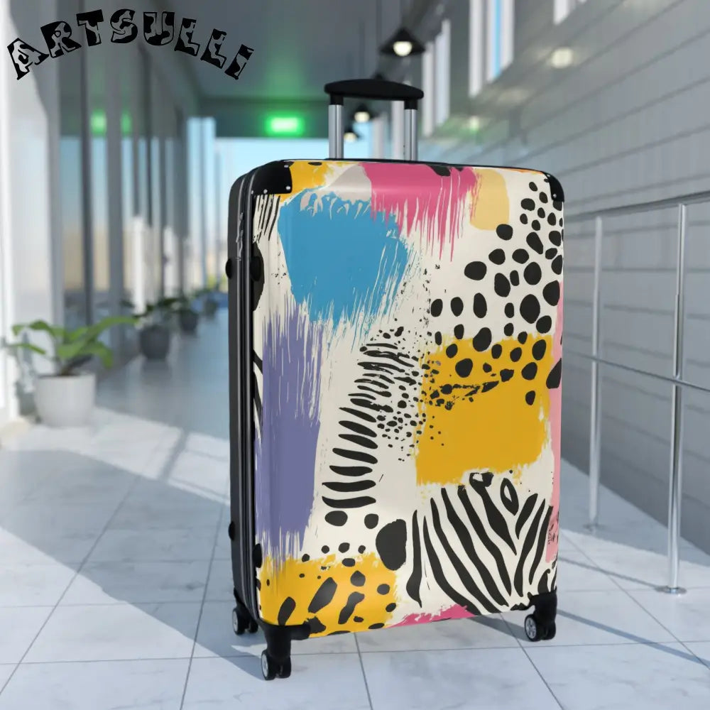 JAKKOUTTHEBXX Rae Zebra Rhapsody II Suitcase JAKKOUTTHEBXX Artsulli