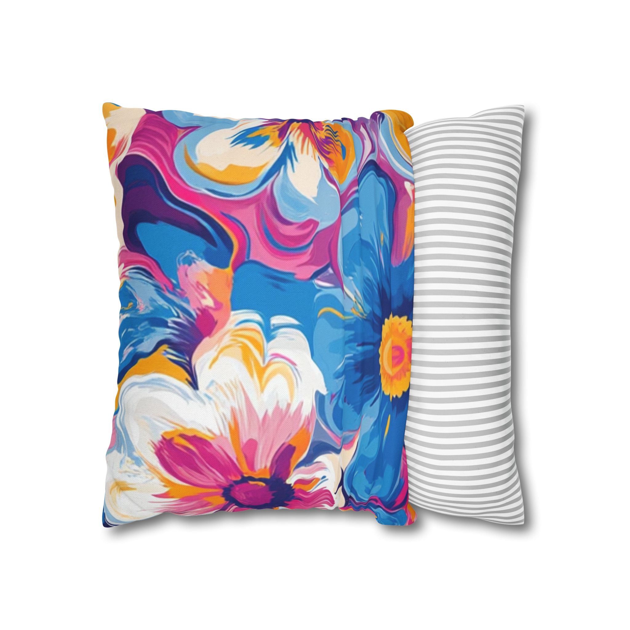 Spun Polyester Square Pillowcase