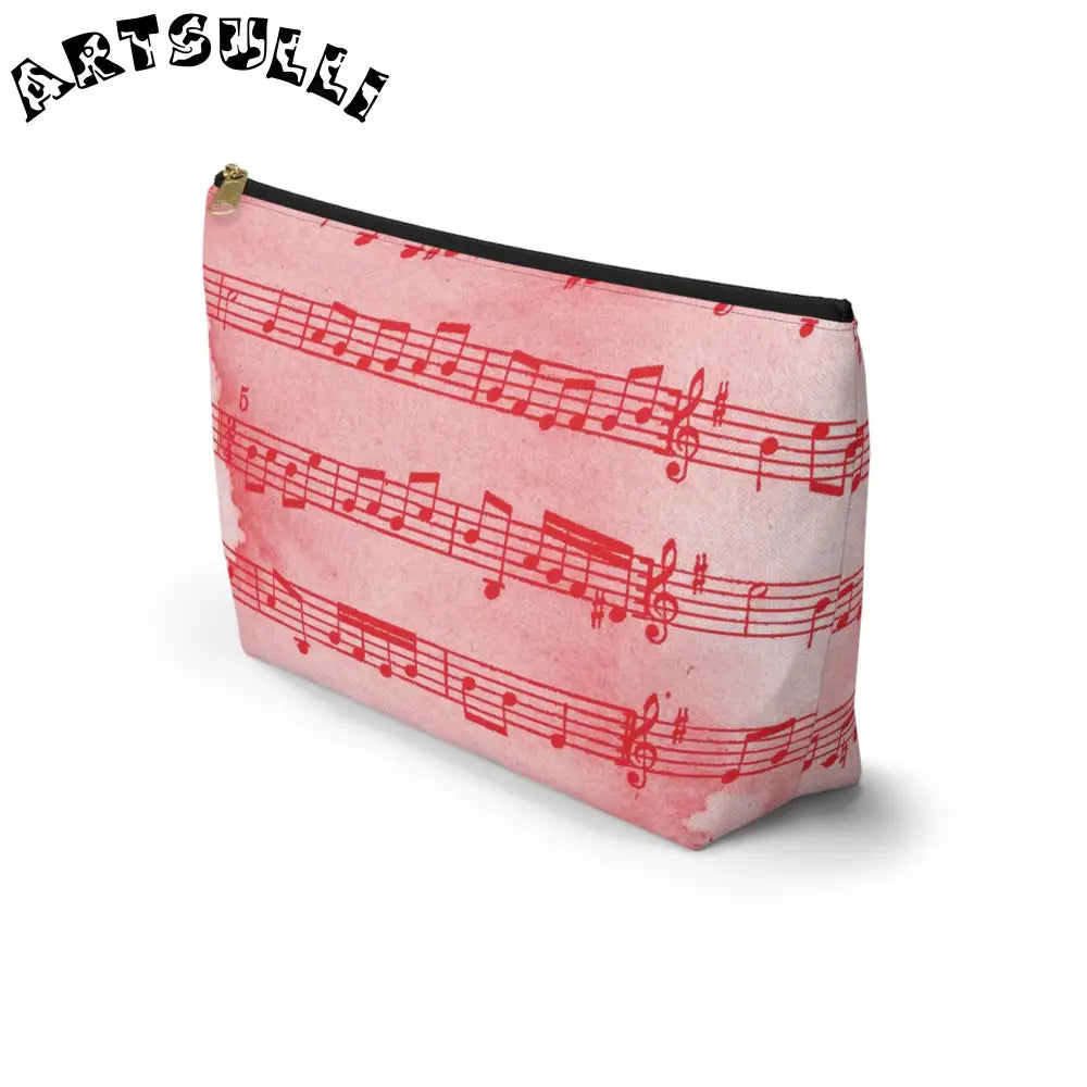 JAKKOUTTHEBXX Pink Music Note T-Bottom Pouch 2025