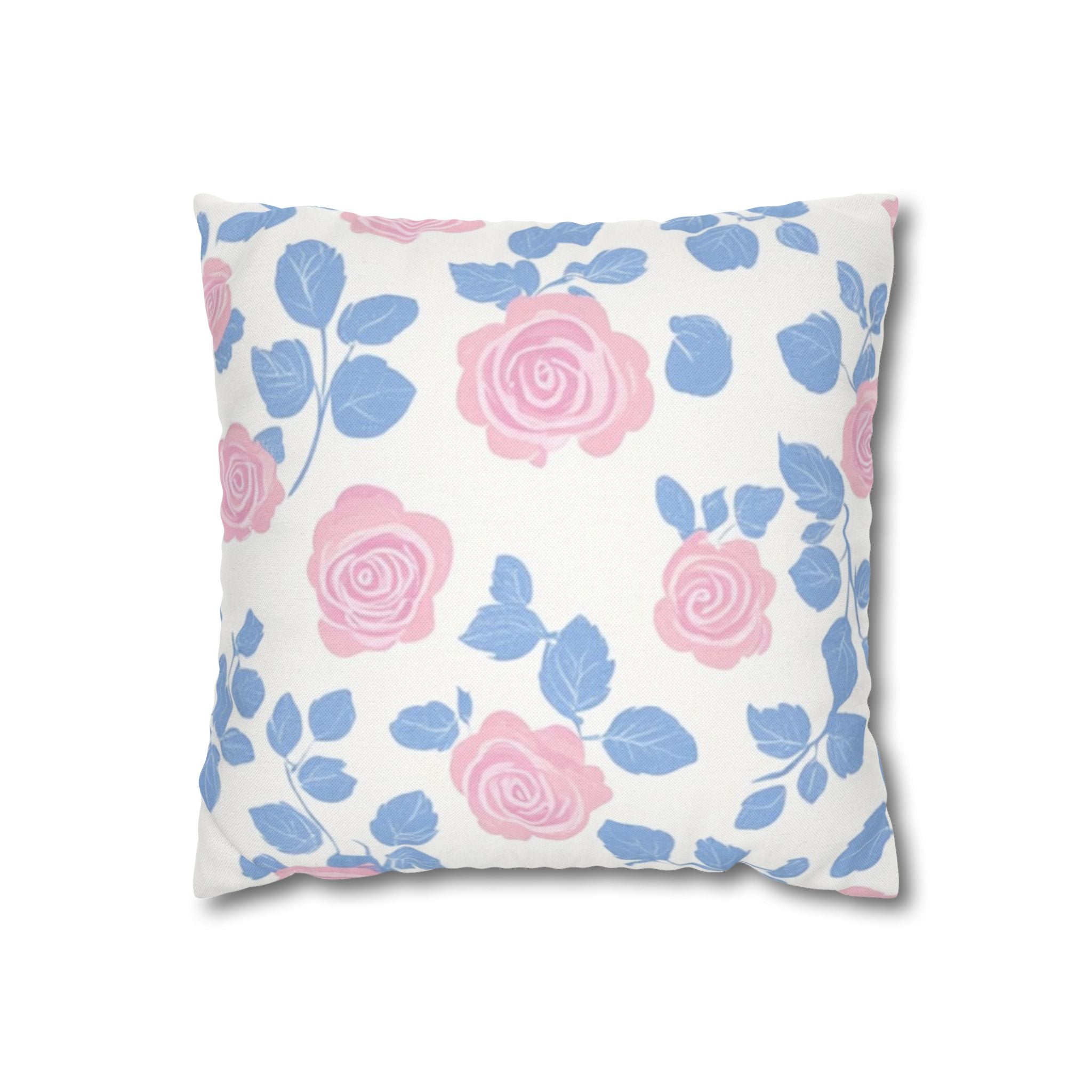 Spun Polyester Square Pillowcase