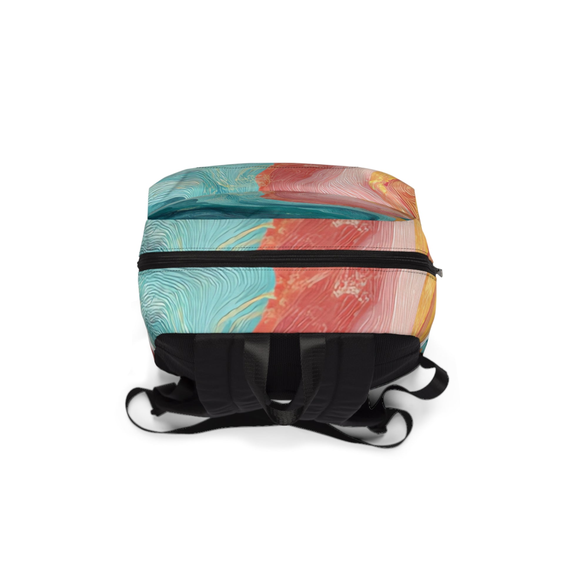 Liquid Marble Spill Unisex Classic Backpack, Artsulli - Art is Long, Life is Short, Bags, , , , , , , 