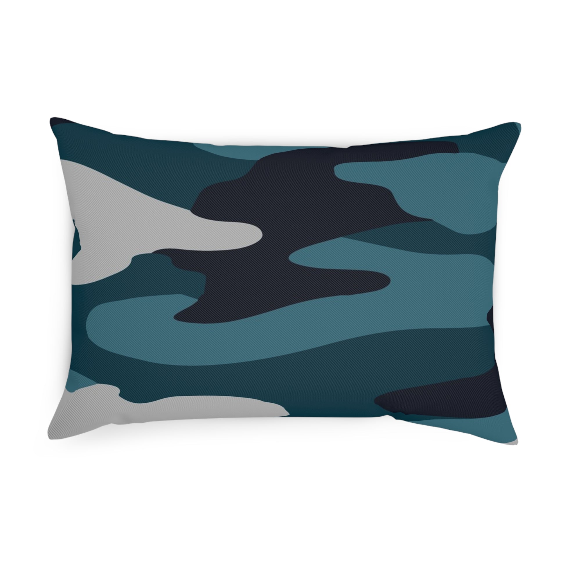 Blue Camouflage Cushion, Artsulli - Art is Long, Life is Short, Home Decor, , , , , , , 