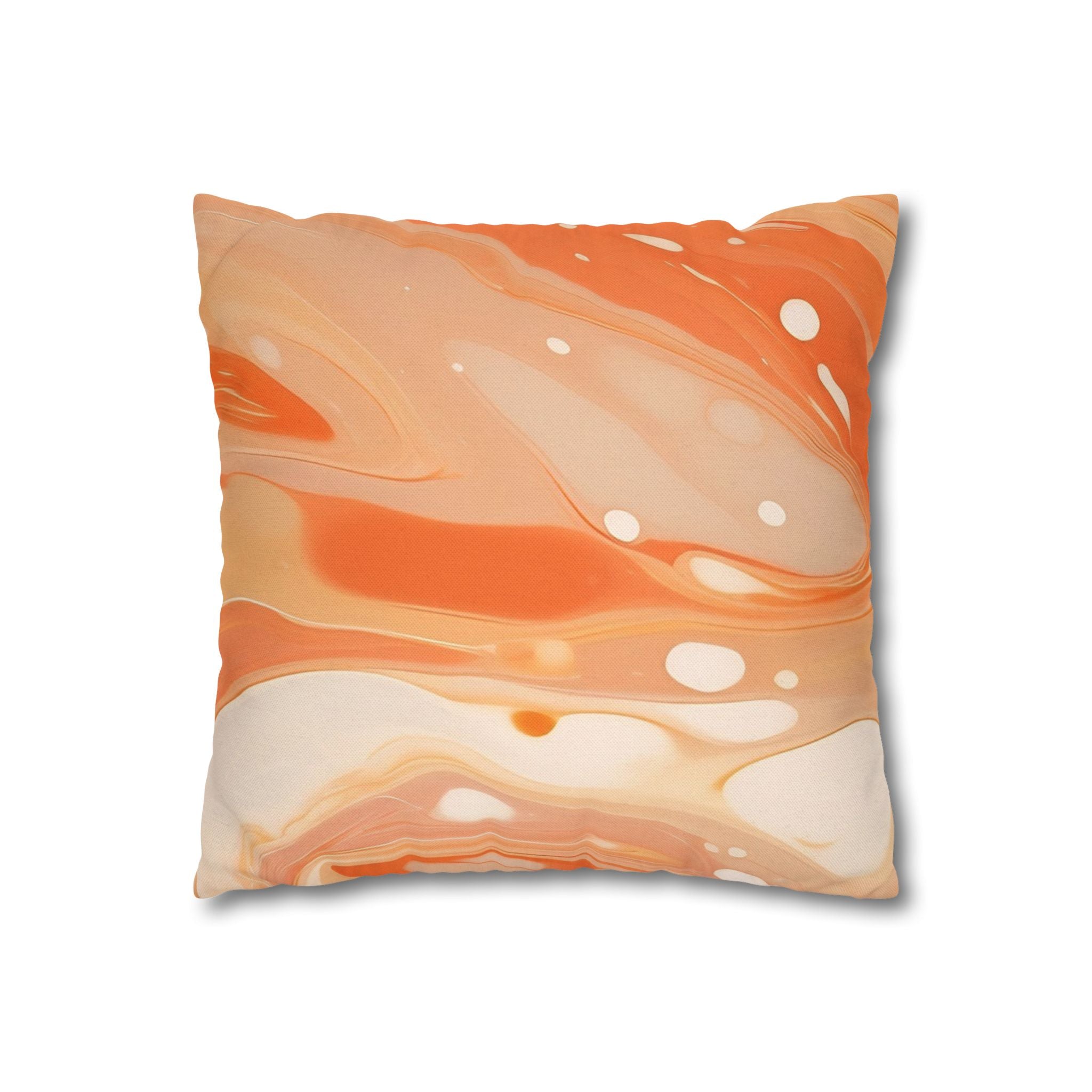 Spun Polyester Square Pillowcase