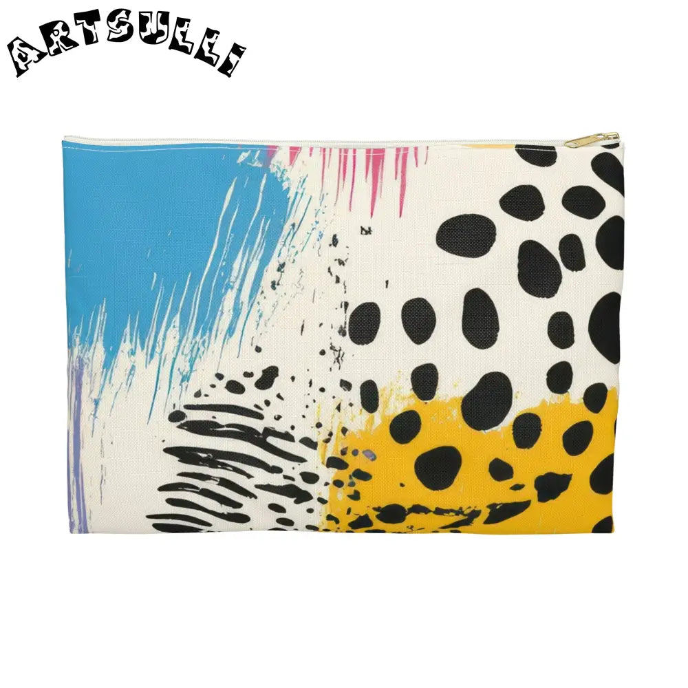 JAKKOUTTHEBXX Rae Zebra Rhapsody Accessory Pouch JAKKOUTTHEBXX