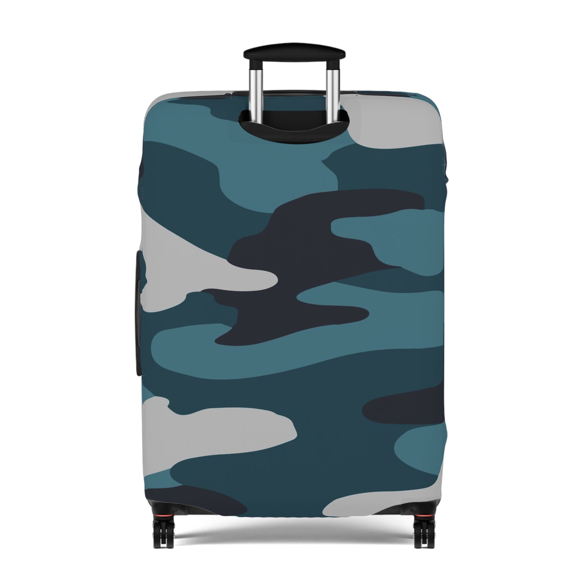 Blue Camouflage Luggage Cover, Artsulli - Art is Long, Life is Short, Accessories, , , , , , , 