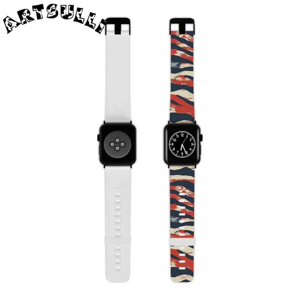 JAKKOUTTHEBXX Capricious Tiger Wave Watch Band for Apple Watch