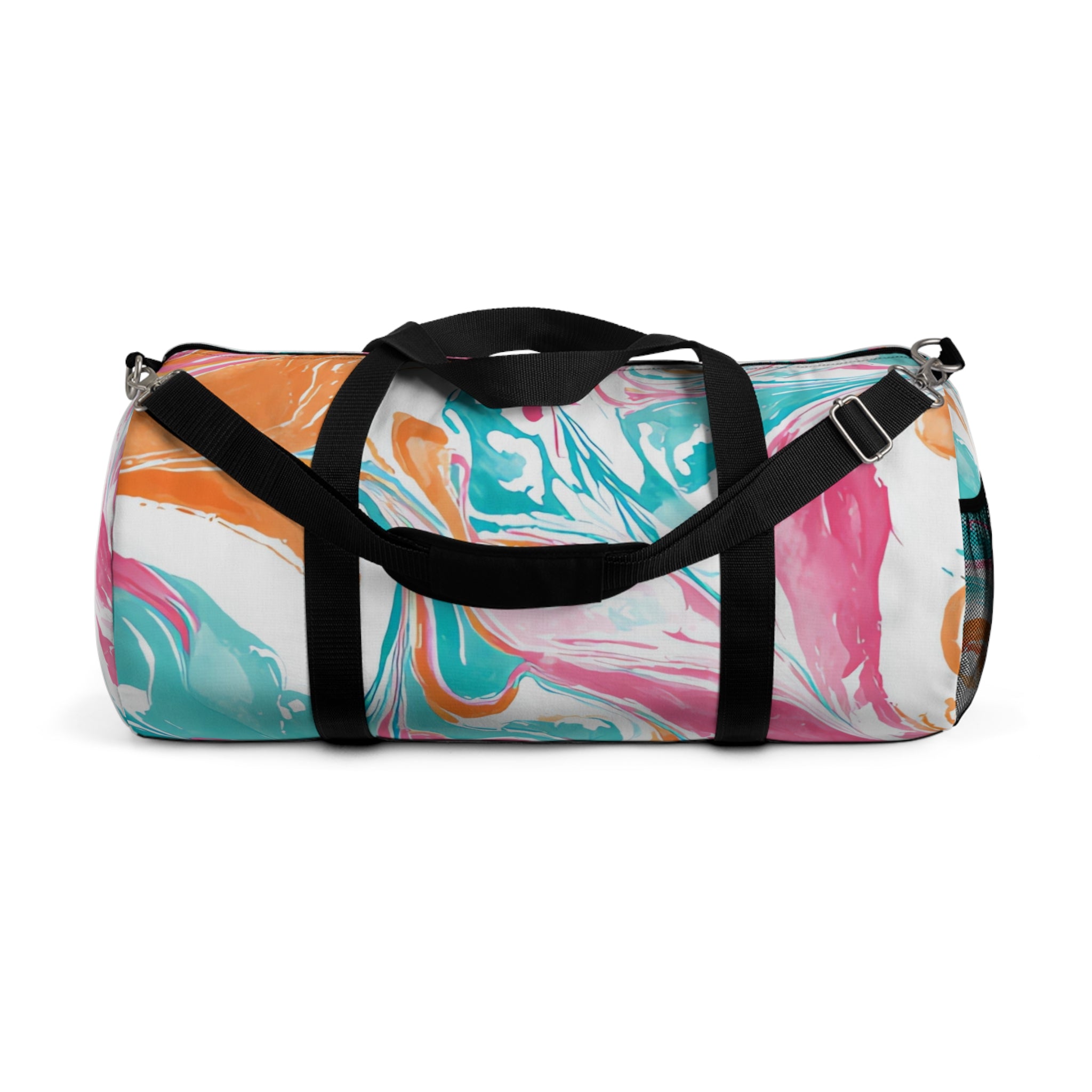 Liquid Pastel Spill Multi-Color Duffel Bag, Artsulli - Art is Long, Life is Short, Bags, Size, Large, , , , , 72929669895356737382