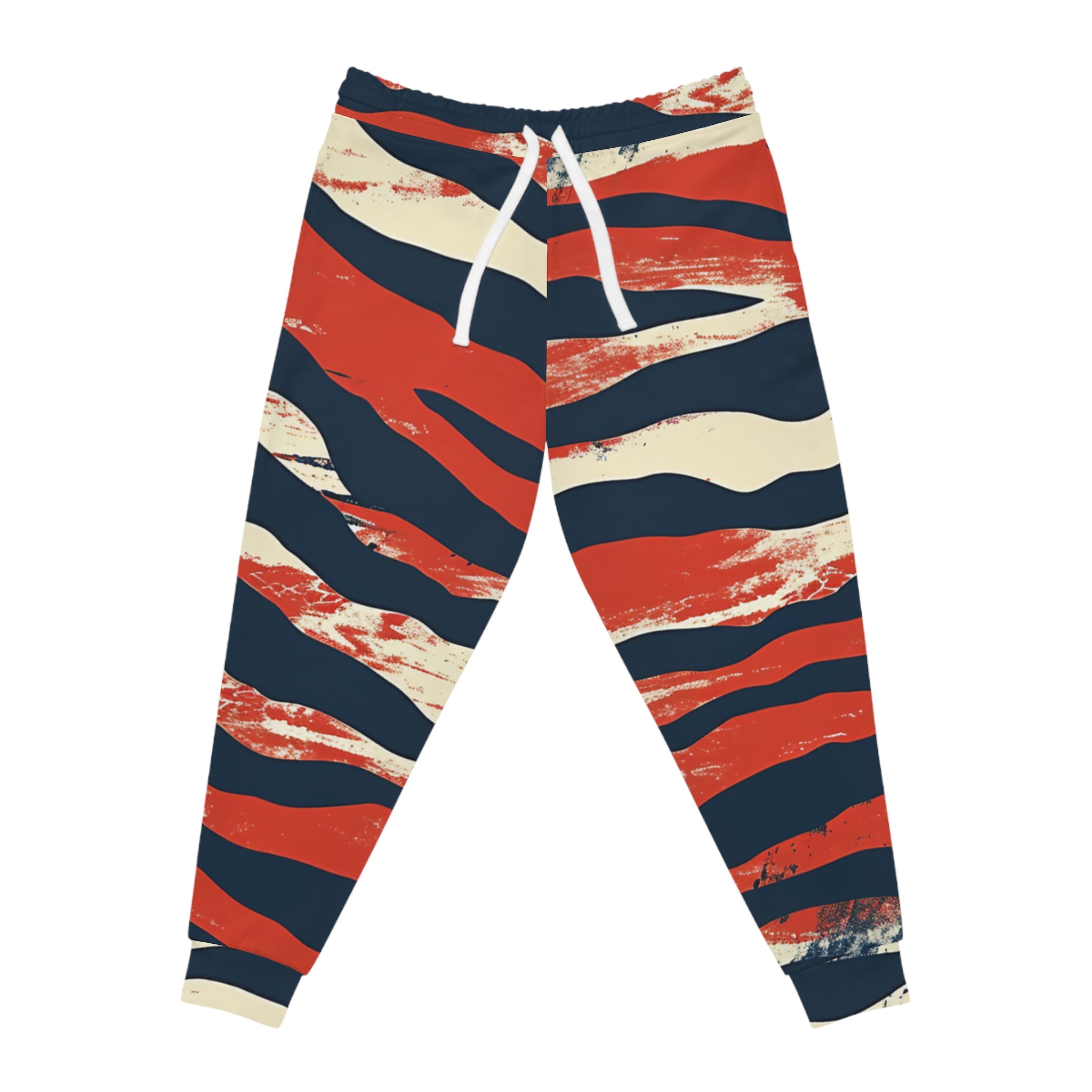 Camo Tiger Stripes Athletic Joggers (AOP), Artsulli - Art is Long, Life is Short, All Over Prints, Size, S, Color, Seam thread color automatically matched to design, , , 17479849633951