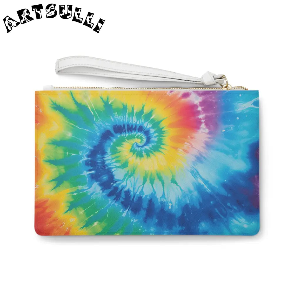 JAKKOUTTHEBXX Saffiano Tie Dye Spiral Clutch Bag 2025