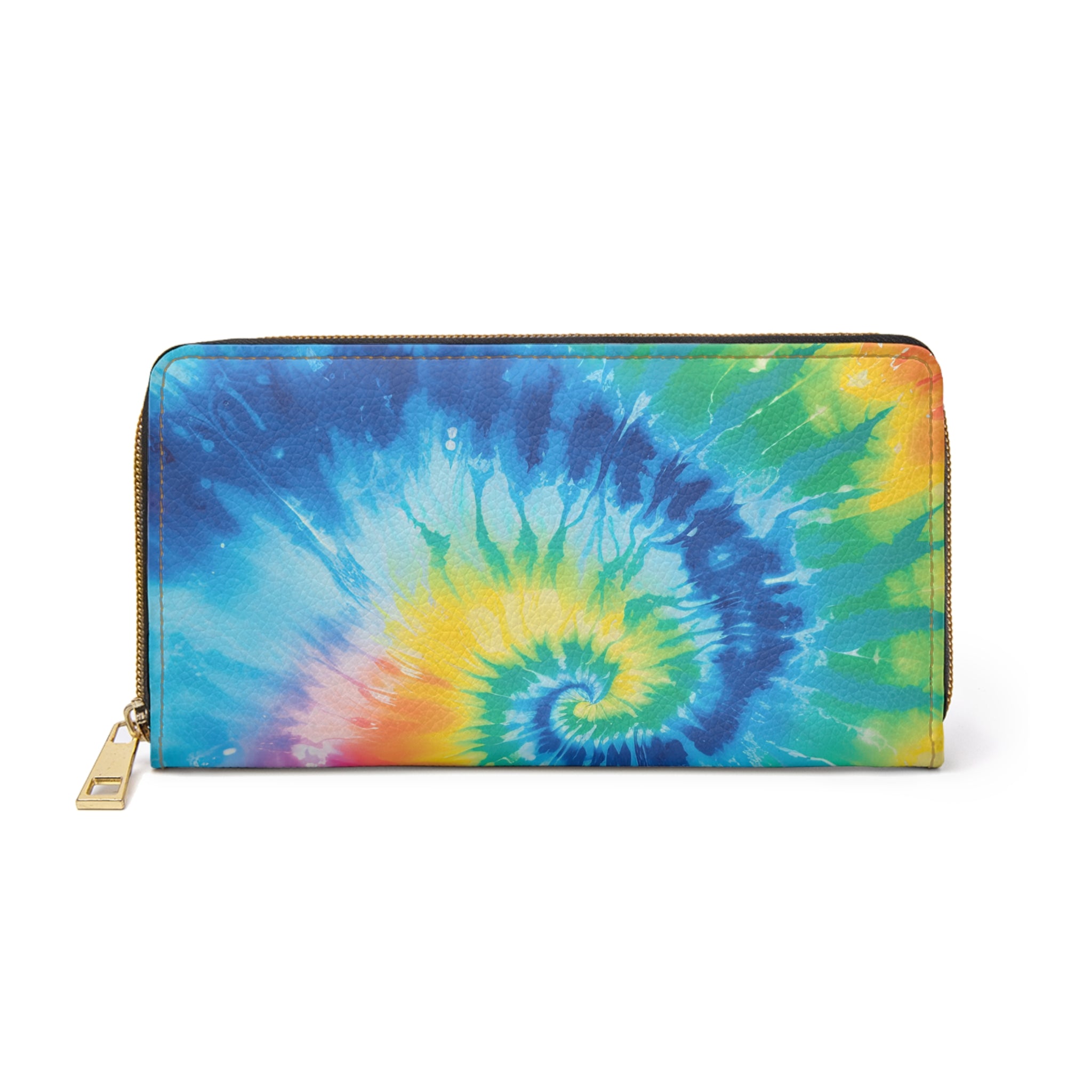 Tie Dye II Zipper Wallet, Artsulli - Art is Long, Life is Short, Accessories, Size, One size, Color, White, , , 24402220934893989383