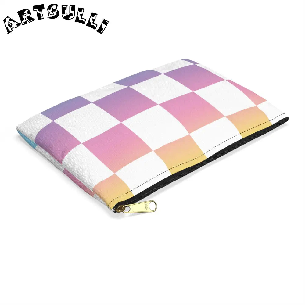 JAKKOUTTHEBXX Vaporwave Check II Accessory Pouch JAKKOUTTHEBXX