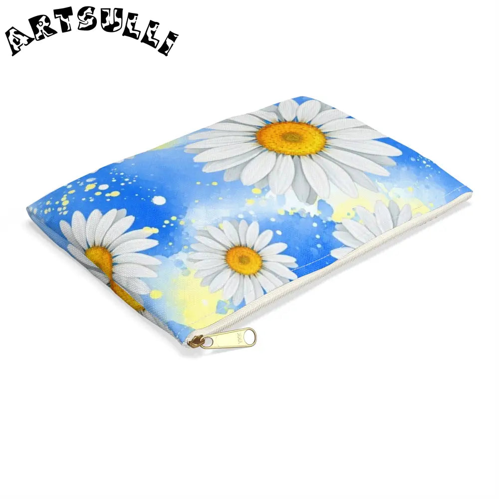 JAKKOUTTHEBXX Daisies Accessory Pouch JAKKOUTTHEBXX Artsulli - Art