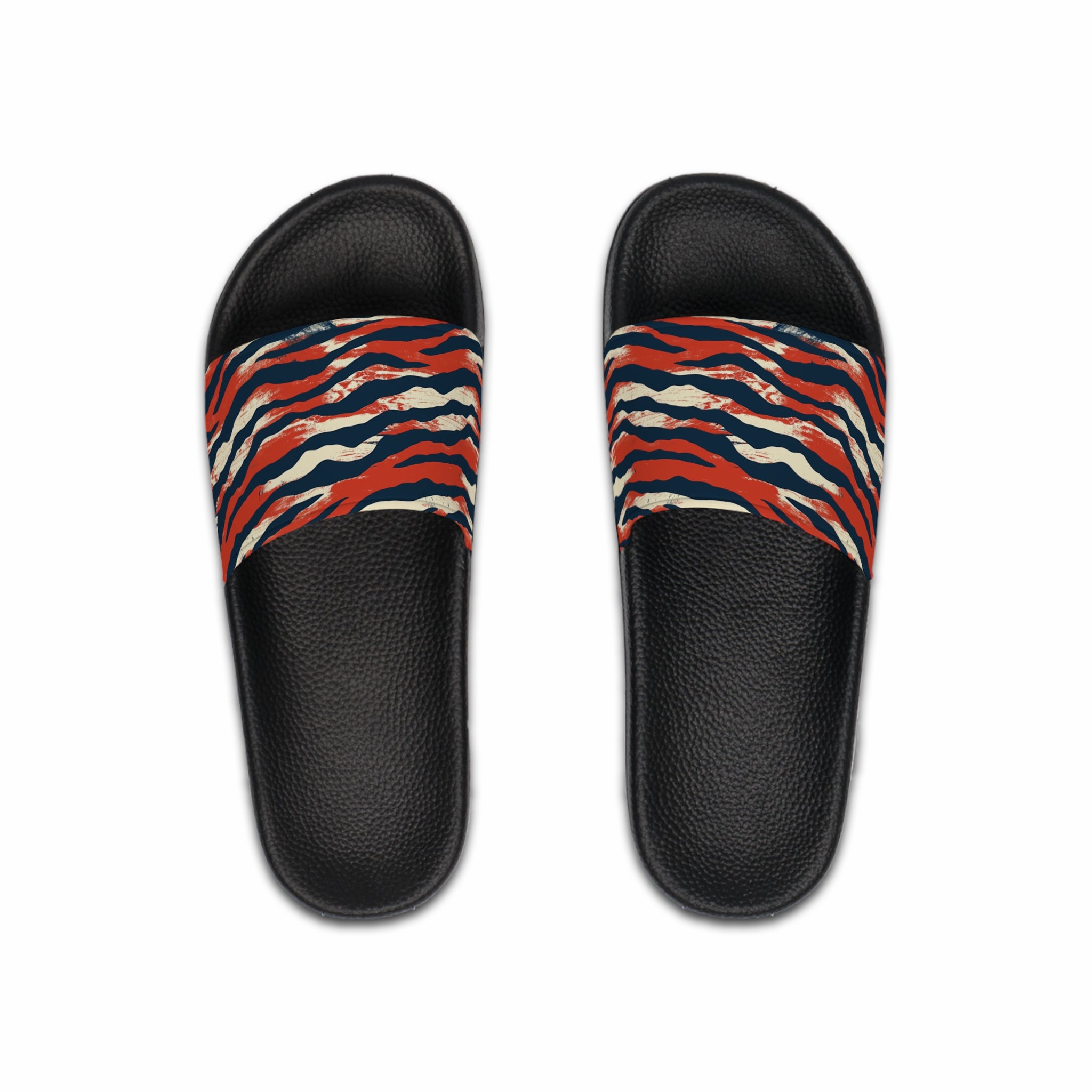 Capricious Tiger Wave Men's Slide Sandals, Artsulli - Art is Long, Life is Short, Shoes, Color, Black sole, Size, US 6, , , 20437451857135
