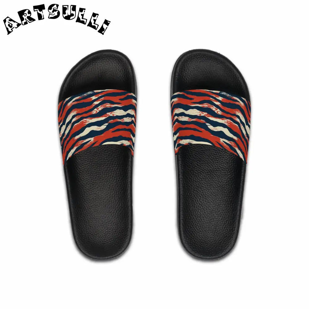 JAKKOUTTHEBXX Capricious Tiger Wave Men’s Slide Sandals