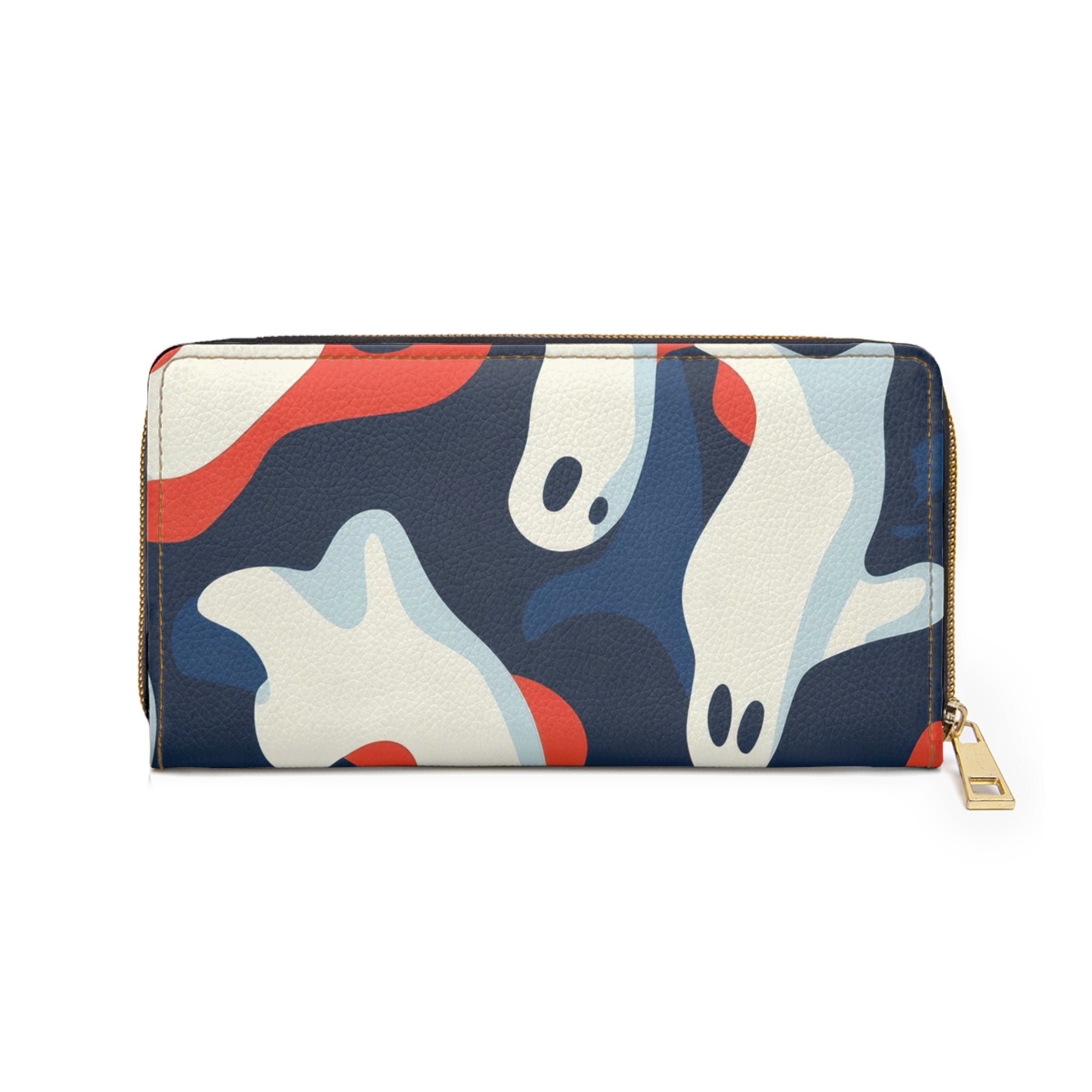 Camo Ghosts Zipper Wallet, Artsulli - Art is Long, Life is Short, Accessories, , , , , , , 