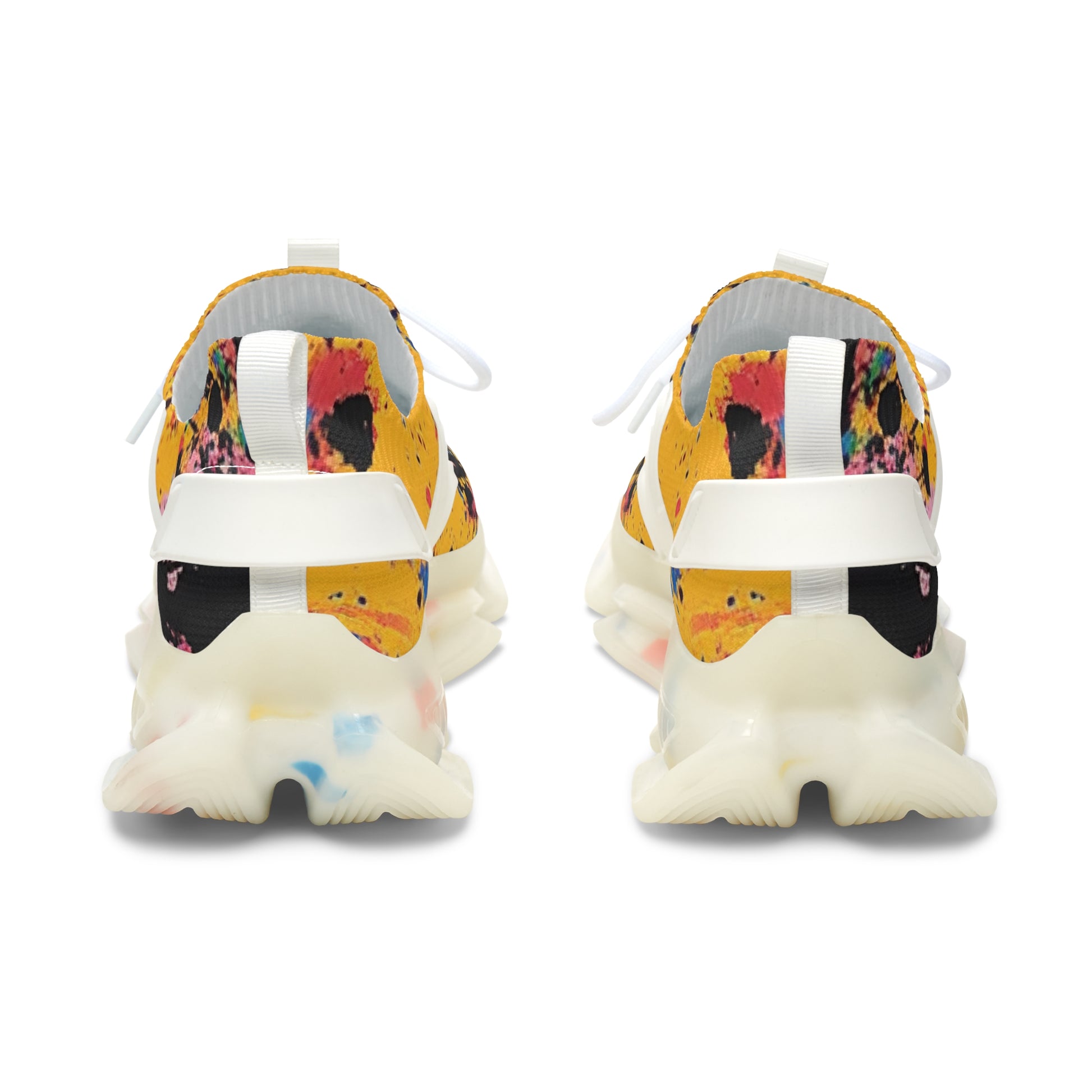 The Colors Of Paint Splatter Women's Mesh Sneakers, Artsulli - Art is Long, Life is Short, Shoes, , , , , , , 