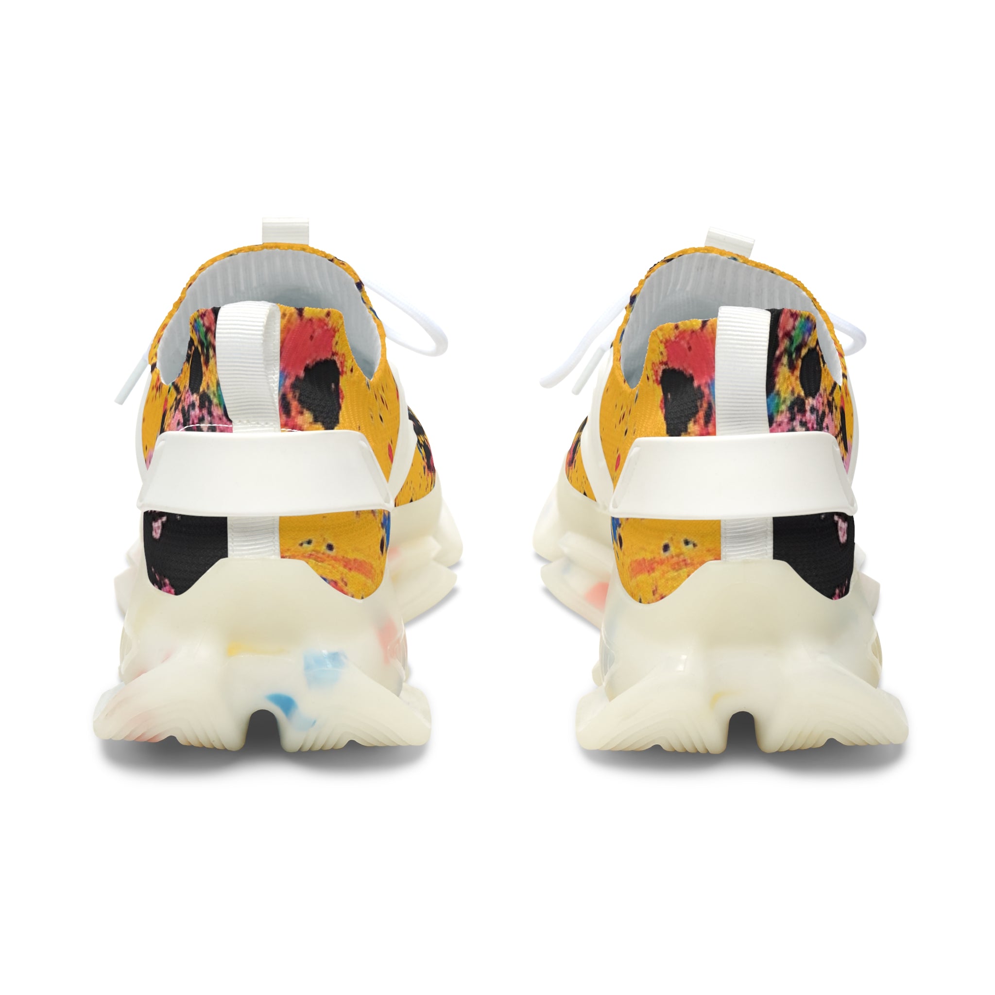 The Colors Of Paint Splatter Women's Mesh Sneakers, Artsulli - Art is Long, Life is Short, Shoes, , , , , , , 