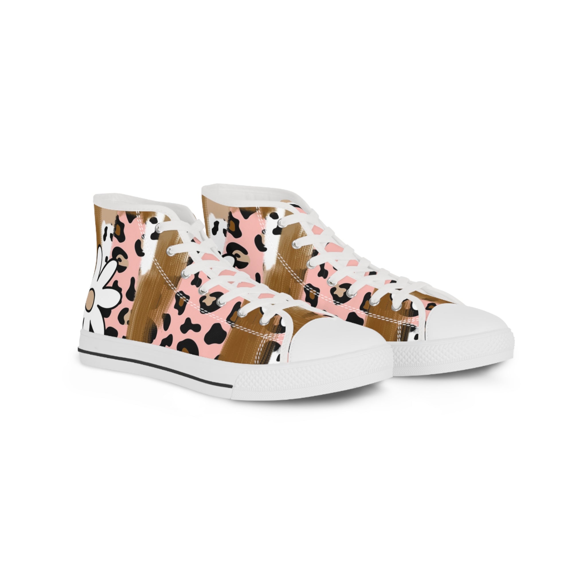 Sutfin Ghosts Pop Art Men's High Top Sneakers, Artsulli - Art is Long, Life is Short, Shoes, Size, US 5, Color, White sole, , , 18013506588232217223