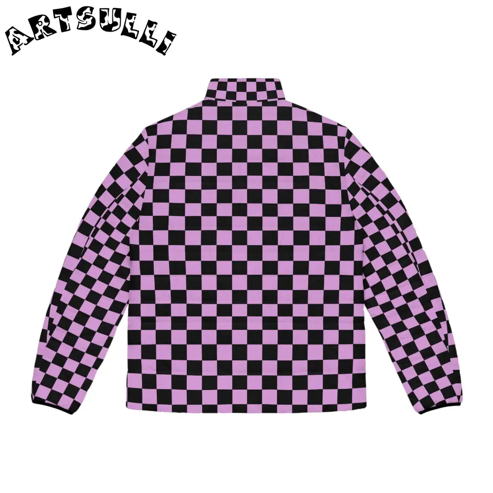 JAKKOUTTHEBXX Pixel Punk Vision Men’s Puffer Jacket (AOP)