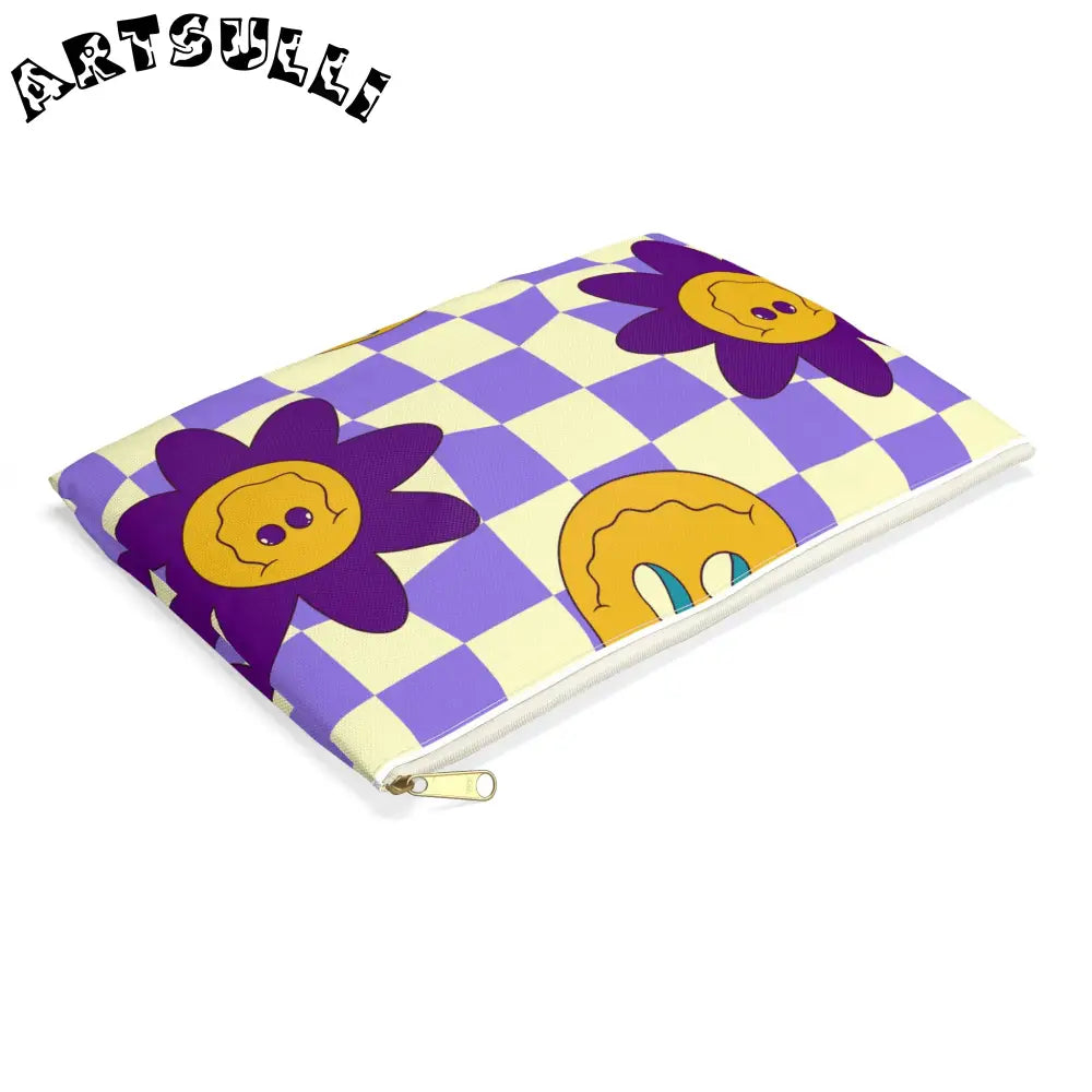 JAKKOUTTHEBXX Trippy Flower Power Motifs Accessory Pouch