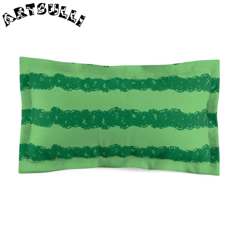 JAKKOUTTHEBXX Watermelon Green Microfiber Pillow Sham JAKKOUTTHEBXX