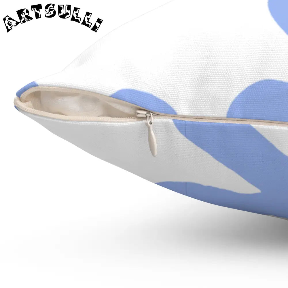 JAKKOUTTHEBXX Water Splash Spun Polyester Square Pillow