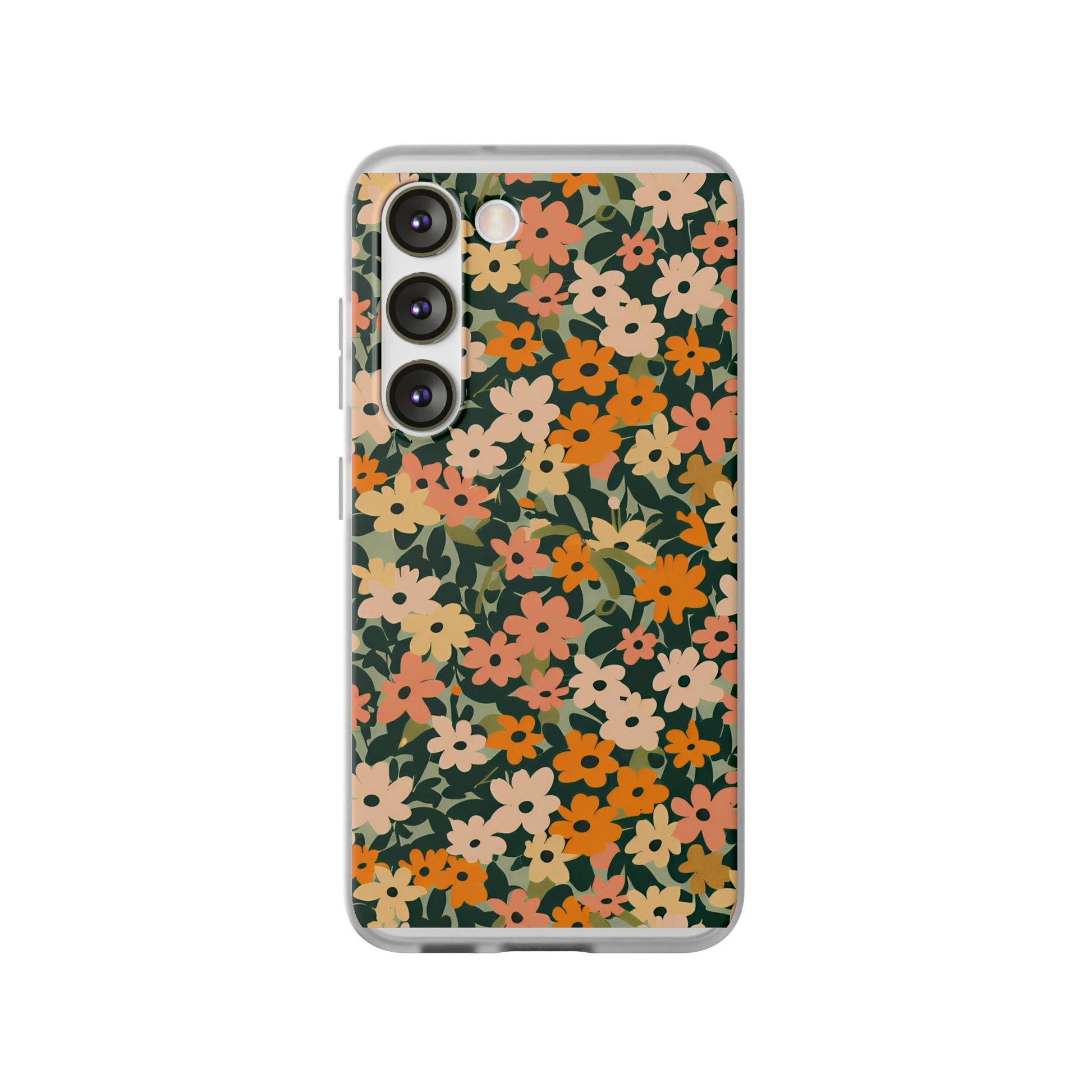 Vibrant Floral Clear Phone Case, Artsulli - Art is Long, Life is Short, Phone Case, Size, Samsung Galaxy S23 with gift packaging, , , , , 13766569993620490546