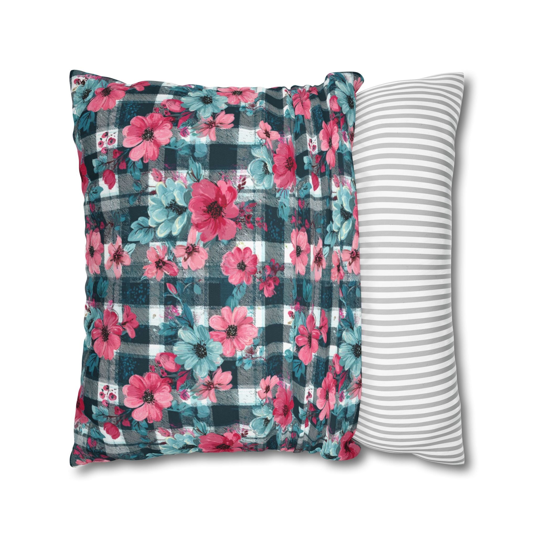 Spun Polyester Square Pillowcase