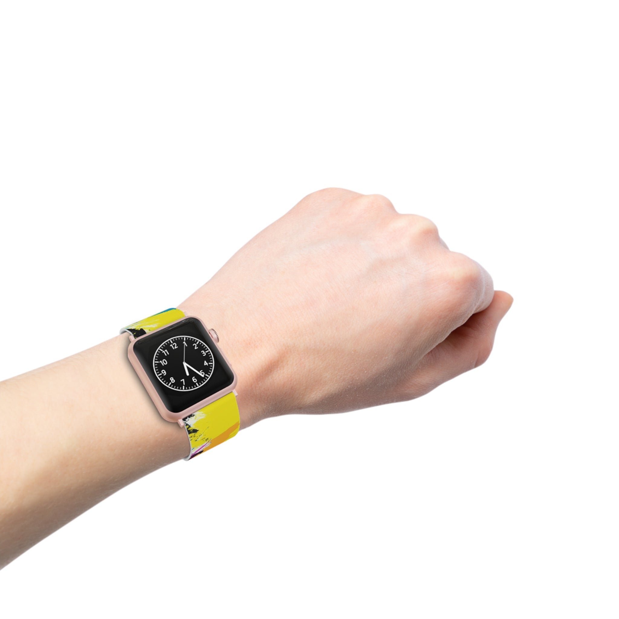 Zebra Stripes x Leopard Print x Paint Splatter Multi-Color Watch Band for Apple Watch, Artsulli - Art is Long, Life is Short, Accessories, , , , , , , 