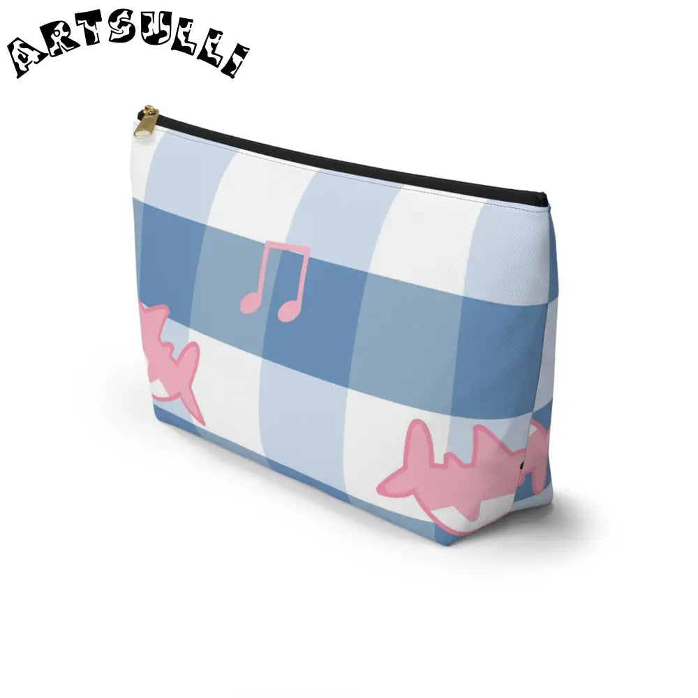 JAKKOUTTHEBXX Checkered Shark Music Notes Bag Artistic Works 2025