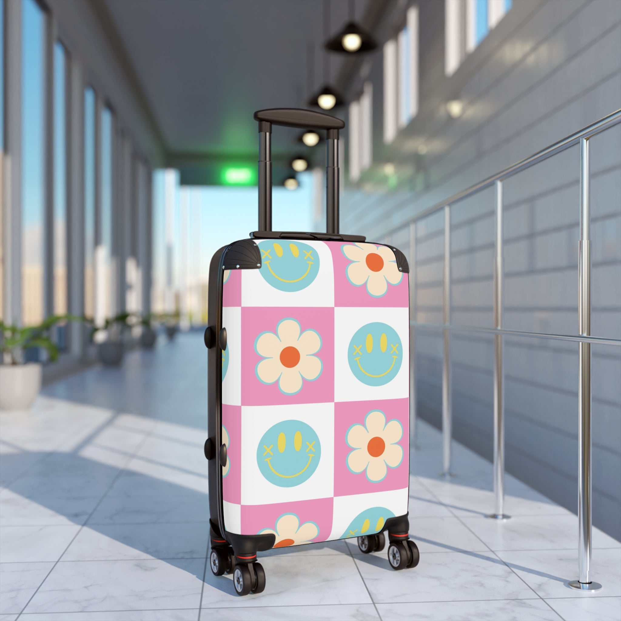 Madotsukis Grin Bloom Suitcase, Artsulli - Art is Long, Life is Short, Bags, , , , , , , 