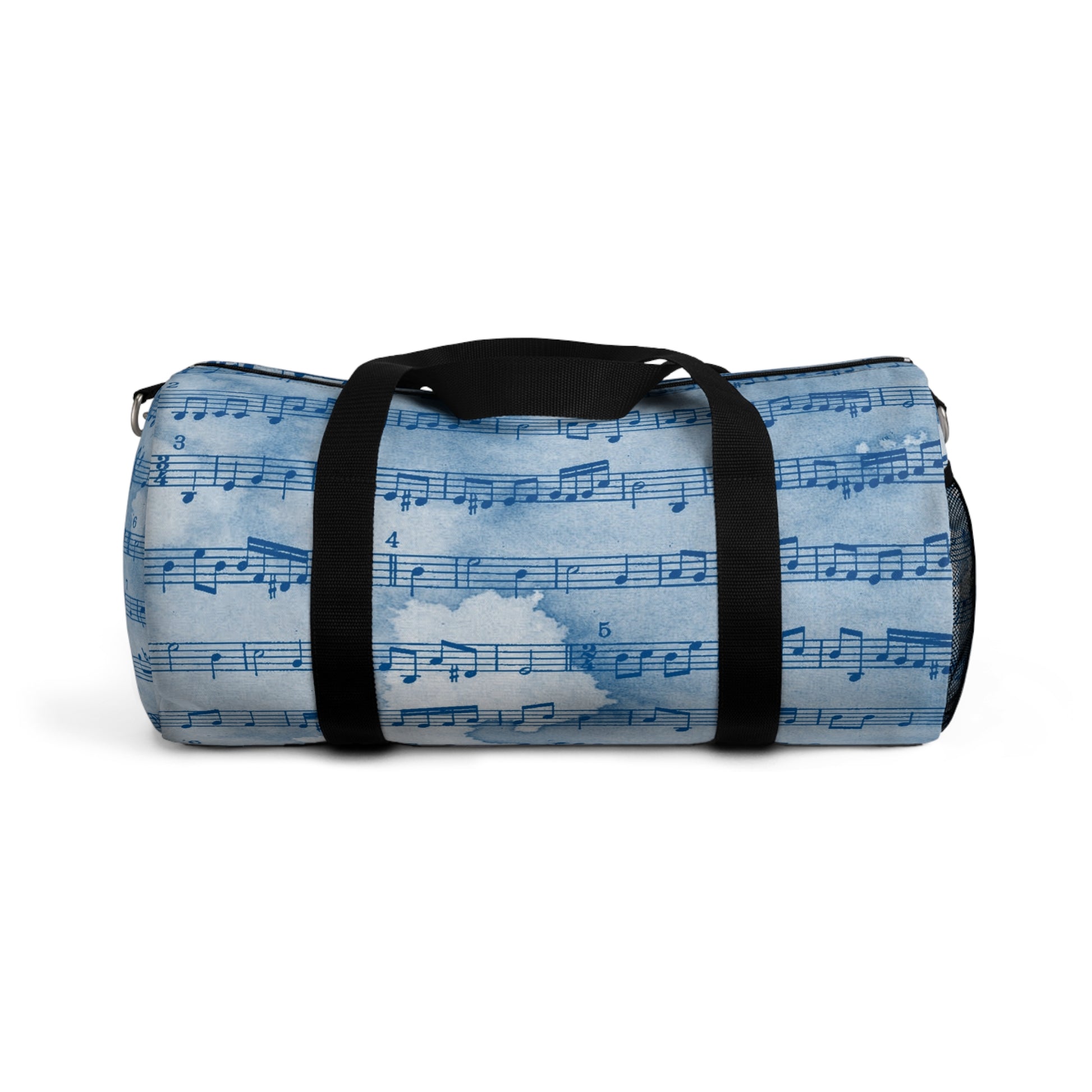 Drip Spill Type Beat Sheet Music II Blue Duffel Bag, Artsulli - Art is Long, Life is Short, Bags, Size, Small, , , , , 21155928924344087932