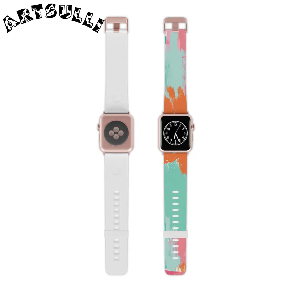 JAKKOUTTHEBXX Preppy Pixel Bloom II Watch Band for Apple Watch